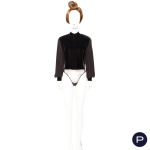 GIANFRANCO FERRÉ - 1990'S - ENSEMBLE, BODY, JUPE