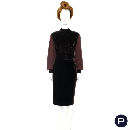 GIANFRANCO FERRÉ - 1990'S - ENSEMBLE, BODY, JUPE