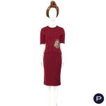 GIANFRANCO FERRÉ - 1990'S - ENSEMBLE, PULL-OVER, JUPE