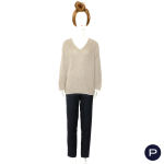 GIANFRANCO FERRÉ - PRINTEMPS-ÉTÉ 1994 - ENSEMBLE, CARDIGAN, PULL-OVER