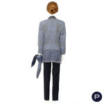 GIANFRANCO FERRÉ - 1990'S - VESTE, CHÂLE