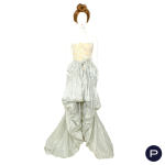 GIANFRANCO FERRÉ - CIRCA 1999 - ENSEMBLE, BRASSIÈRE, CHÂLE, MINI-JUPE, JUPE