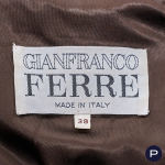 GIANFRANCO FERRÉ - 1990'S - MANTEAU, ÉTOLE