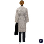 GIANFRANCO FERRÉ - 1990'S - ENSEMBLE, MANTEAU, GILET, ÉCHARPE