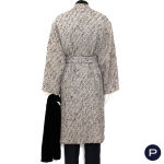 GIANFRANCO FERRÉ - 1990'S - ENSEMBLE, MANTEAU, GILET, ÉCHARPE