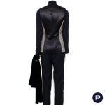 GIANFRANCO FERRÉ - 1990'S - ENSEMBLE, MANTEAU, GILET, ÉCHARPE