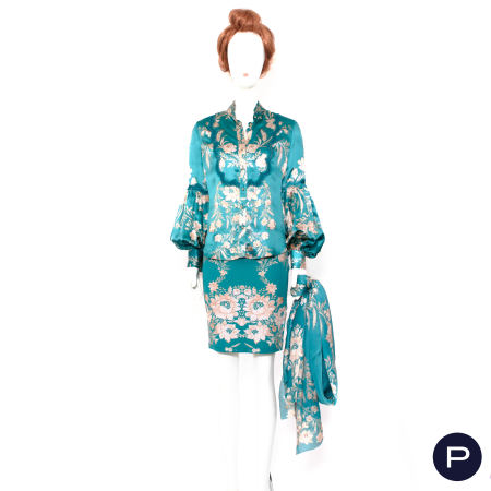 ROBERTO CAVALLI - ENSEMBLE, ROBE, BLOUSE, ÉTOLE