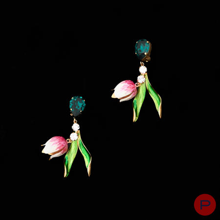 DOLCE & GABBANA - 2010/20'S- PAIRE DE BOUCLES D'OREILLES