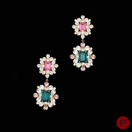 DOLCE & GABBANA - 2010/20'S- PAIRE DE BOUCLES D'OREILLES