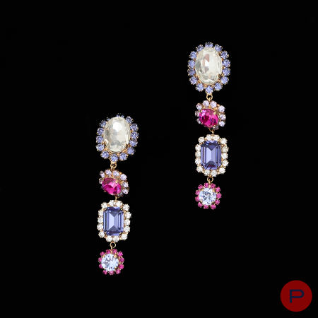 DOLCE & GABBANA - 2010/20'S- PAIRE DE BOUCLES D'OREILLES