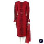 GIANFRANCO FERRÉ - 1990'S - ENSEMBLE, ROBE, ÉCHARPE