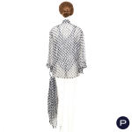 GIANFRANCO FERRÉ - 1990'S - ENSEMBLE, BLOUSE, BODY, ÉCHARPE