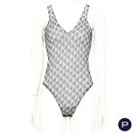 GIANFRANCO FERRÉ - 1990'S - ENSEMBLE, BLOUSE, BODY, ÉCHARPE