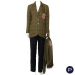 GIANFRANCO FERRÉ - 1990'S - ENSEMBLE, VESTE, ÉTOLE