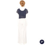 SAINT LAURENT RIVE GAUCHE - 1980'S - PANTALON