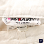 SAINT LAURENT RIVE GAUCHE - 1980'S - PANTALON