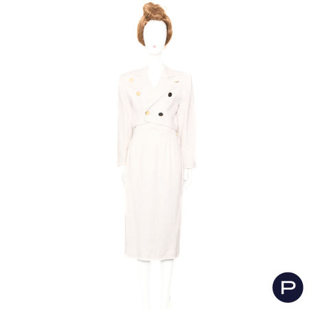 YVES SAINT LAURENT VARIATION - PRINTEMPS-ÉTÉ 1986 - TAILLEUR