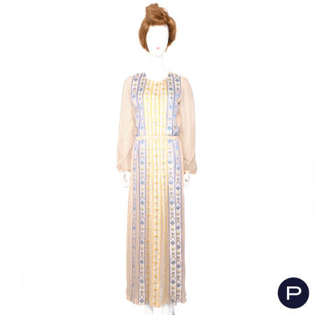 LANVIN X JULES-FRANÇOIS CRAHAY - 1970'S - ROBE