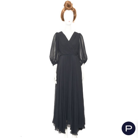 JEAN-LOUIS SCHERRER BOUTIQUE - 1980'S - ROBE