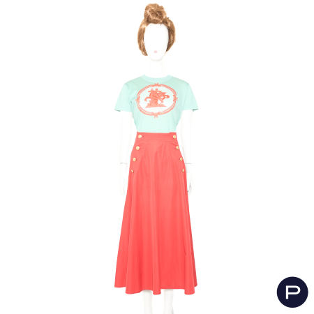 YVES SAINT LAURENT VARIATION - CIRCA 1990 - JUPE