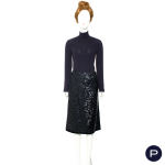 SAINT LAURENT RIVE GAUCHE - 1980'S - JUPE