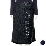 SAINT LAURENT RIVE GAUCHE - 1980'S - JUPE