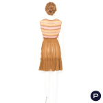 CELINE, SAINT LAURENT RIVE GAUCHE - PRINTEMPS-ÉTÉ 1977, DONT - HAUT, JUPE