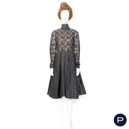 LANVIN X JULES-FRANÇOIS CRAHAY - 1970'S - ROBE