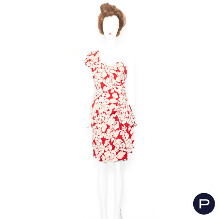 YVES SAINT LAURENT - PRINTEMPS-ÉTÉ 1991 - ROBE PORTEFEUILLE