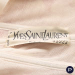 YVES SAINT LAURENT - PRINTEMPS-ÉTÉ 1991 - ROBE PORTEFEUILLE