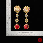YVES SAINT LAURENT - CIRCA 1990- BOUCLES D'OREILLES