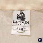 LANVIN X CLAUDE MONTANA - CIRCA 1992 - ENSEMBLE, PARDESSUS, ROBE