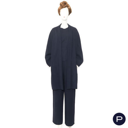 HERMÈS X MARTIN MARGIELA - CIRCA 1997/2003 - ENSEMBLE, PARDESSUS, HAUT, PANTALON