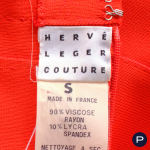 HERVÉ LÉGER COUTURE - 1990'S - ROBE