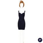 HERVÉ LÉGER COUTURE - 1990'S - ROBE