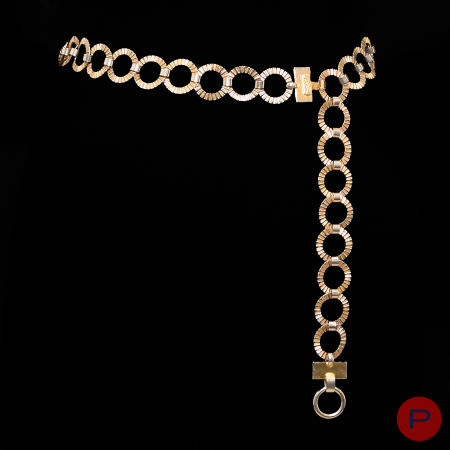 YVES SAINT LAURENT - CIRCA 1968  - CEINTURE CHAÎNE