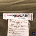 SAINT LAURENT RIVE GAUCHE - CIRCA 1977 - ENSEMBLE, HAUT, JUPE PORTEFEUILLE
