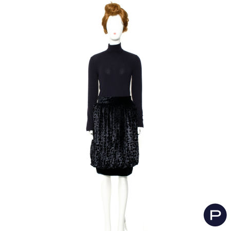 SAINT LAURENT RIVE GAUCHE - AUTOMNE-HIVER 1986/87 - JUPE