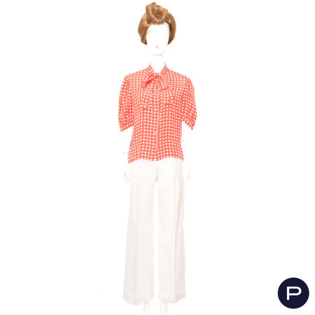 SAINT LAURENT RIVE GAUCHE - 1970'S - BLOUSE