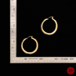 YVES SAINT LAURENT - 1980'S- PAIRE DE BOUCLES D'OREILLES