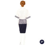 KARL LAGERFELD - PRINTEMPS-ÉTÉ 1997 - ENSEMBLE, HAUT, ROBE