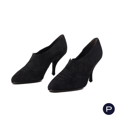 CLAUDE MONTANA X STÉPHANE KELIAN - 1980'S - PAIRE D'ESCARPINS