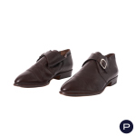 STEPHANE KÉLIAN - PAIRE DE RICHELIEUS À BOUCLES