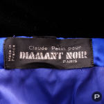 CLAUDE PÉTIN X DIAMANT NOIR - 1980'S - ROBE