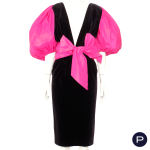 SAINT LAURENT RIVE GAUCHE - 1985 - ROBE DU SOIR