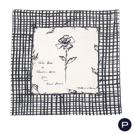 CHRISTIAN DIOR X YVES MATHIEU-SAINT-LAURENT - CARRÉ