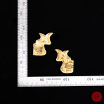 THIERRY MUGLER - AUTOMNE-HIVER 1986/87- PAIRE DE BOUCLES D'OREILLES