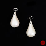 THIERRY MUGLER - AUTOMNE-HIVER 1986/87- PAIRE DE BOUCLES D'OREILLES