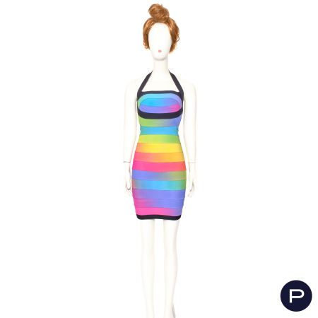 HERVÉ LÉGER COUTURE X LILIANE ROMI COUTURE - 1995 - ROBE