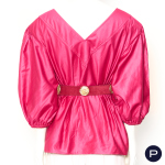 YVES SAINT LAURENT VARIATION - 1980'S - BLOUSE